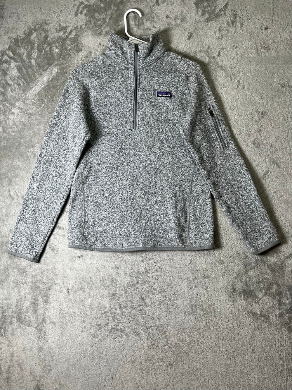 Patagonia Better Sweater 1/4 Zip Heathered Fleece Pullover Jacket Women's Medium